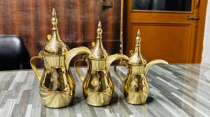 Brass Dallah Raslan Coffee Pot