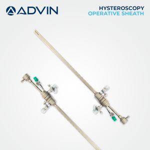 Advin Polished Stainless Steel Hysteroscopy Operative Sheath