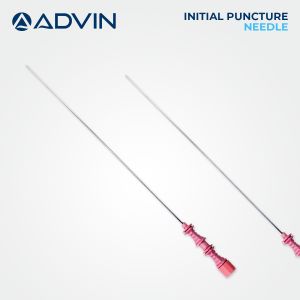 Polished Stainless Steel Initial Puncture Needles, Color : Silver