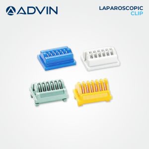 Advin Stainless Steel Manual Polished Laparoscopic Clips For Clinical Use, Hospital Use