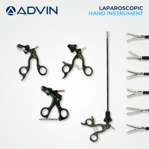 Advin Polished Stainless Steel Laparoscopic Hand Instrument Regular