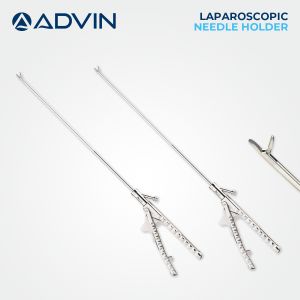 Advin Polished Stainless Steel Needle Holder For Clinic, Hospital