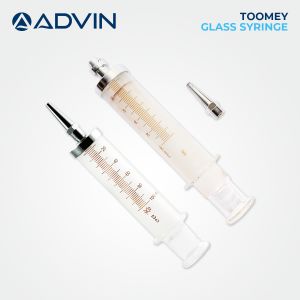 Advin Polished TURP Glass Syringe For Clinical, Hospital