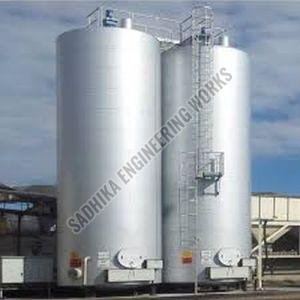 Horizontal Aluminum Polished Bitumen Storage Tank, For Industrial, Certification : FAA Certified