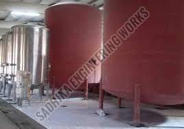 Horizontal Coated Mild Steel Storage Tank, For Industrial, Certification : FAA Certified