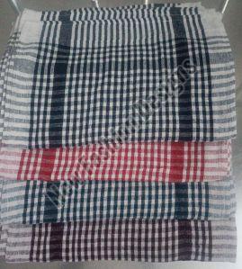 Checked Designs Cotton Kitchen Towels Cleaning Cloths, Color : Black, Blue, Green, Red, White, Multi Colors