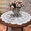 White Crochet Table Cover