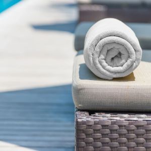 Luxury Cotton Plain Pool Towel 36*72cm