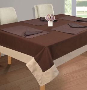 Plain Luxury Lycra Table Cover, Shape : Rectangular