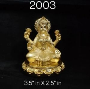 Golden Plated Laxmi Statue