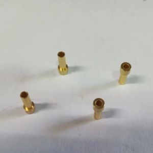 Polished Brass Tubular Rivets, Color : Golden For Fittngs Use