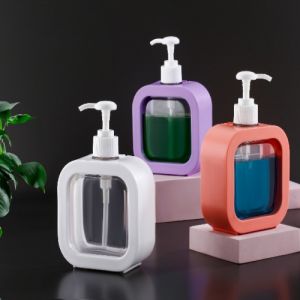 Meera Plastic Liquid Hand Soap Dispenser, Color : Black, Pink, Multi Color, Mounting Type : Wall-mounted