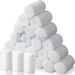 Plain Cotton Medmech Gamjee Roll, Color : White, Width : 10cm, 15cm, Roll Length : 2-4 Mtrs