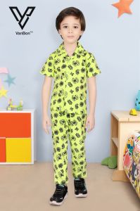 Cotton Printed Kids Night Suit 22/36, Brand Name : Vanbon
