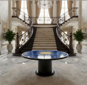 Lepic Lazuli Stone Dinner Table Set