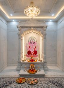 Mother OF Pearl Inlay Marble Ganesh Statue, Color : White
