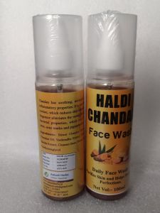 Haldi Chandan Organic Face Wash, Color : Yellow, Gender : Unisex
