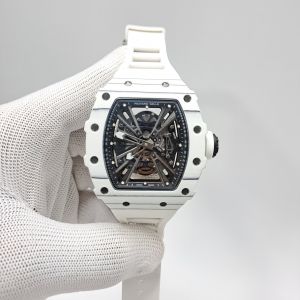 Richard Mille Rm 12-01 Tourbillon Full White Swiss Automatic Eta Watch