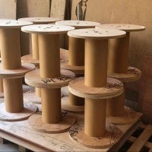 Brown Plywood Cable Drum 550*75*225 Mm
