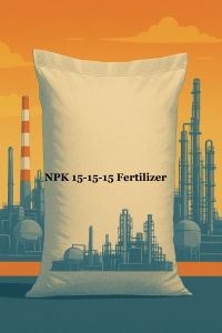 Nitrogen NPK 15-15-15 Fertilizer, Color : Brown