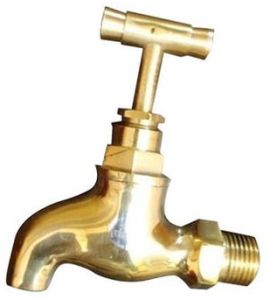 Brass Water Taps, Color : Golden for Indoor
