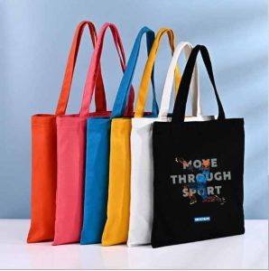 Cotton Printed Bag, Packaging Type : Plastic Wrap for Shopping, Travel