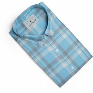 Check Cotton Full Sleeve Shirt, Size Range : M, XL