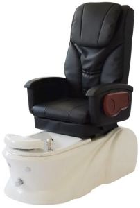 Jacuzzi Tub Massager Pedicure Chairs, Color : Black