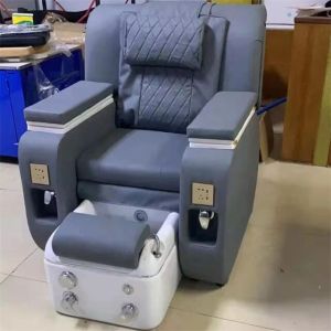 Pedicure Manicure Sofa Chairs with Jacuzzi Tub and Massager
