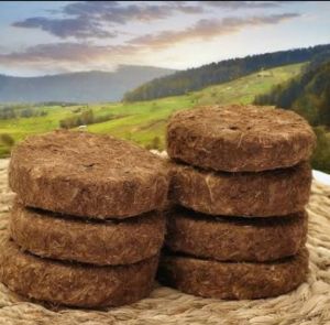 cow dung cake