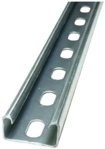 Galvanized Iron Slotted C Channel, Certification : ISI Certified