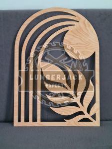 Artistic MDF Moon Leaf Arch Wall Panel