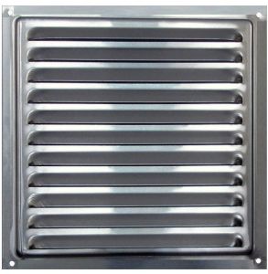 Matte Aluminium Ventilation Grill, Color : Silver