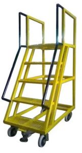 Mild Steel Trolley Step Ladder