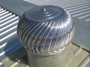 Stainless Steel Roof Ventilator, Color : Silver