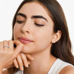 Silver Diamond Rings