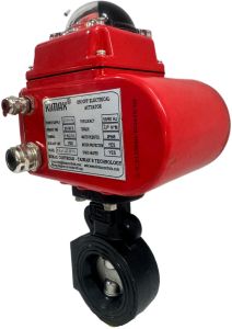 Centric Electrical Butterfly Valve (Rubber Lined), Brand Name : Kimax