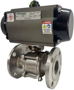 Three Piece Pneumatic Ball Valve