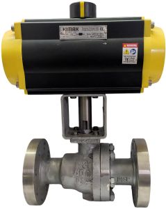 Two Piece Pneumatic Ball Valve