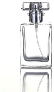 Plain Empty Perfume Glass Bottle, Color : Transparent