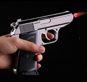 Gun Shaped Refillable  Lighter
