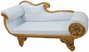 Golden Wedding Fiber Sofa Modern for Indoor