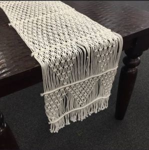 Geometrical Macrame Table Runner