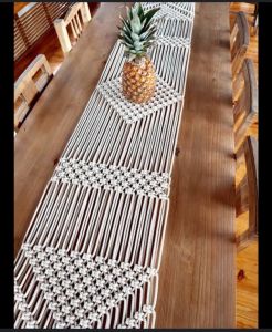 Macrame Dinning Table Runner