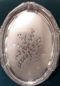 Polished Silver Plate Standard