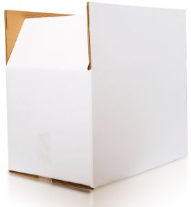 White Corrugated Carton Box Medium