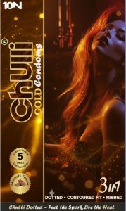 Chulli Gold 10 Pcs Dotted Chocolate Condoms