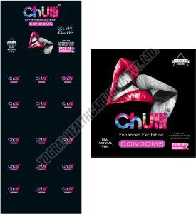 Latex Chulli 2 Pcs Calendar Plain Condoms