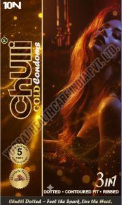 Chulli Gold 10 Pcs Dotted Chocolate Condoms