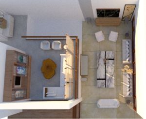 Modern Living Room Interior Designing Service